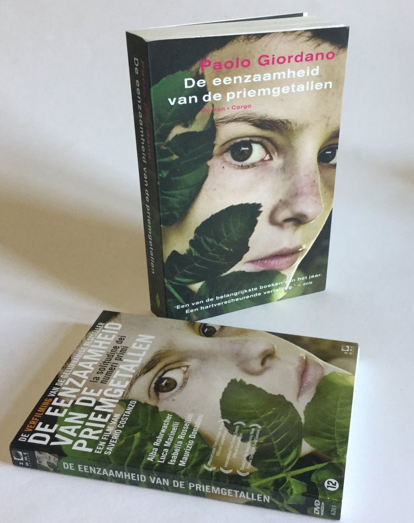 Giordano, Paolo - De eenzaamheid van de priemgetallen - boek + gratis DVD