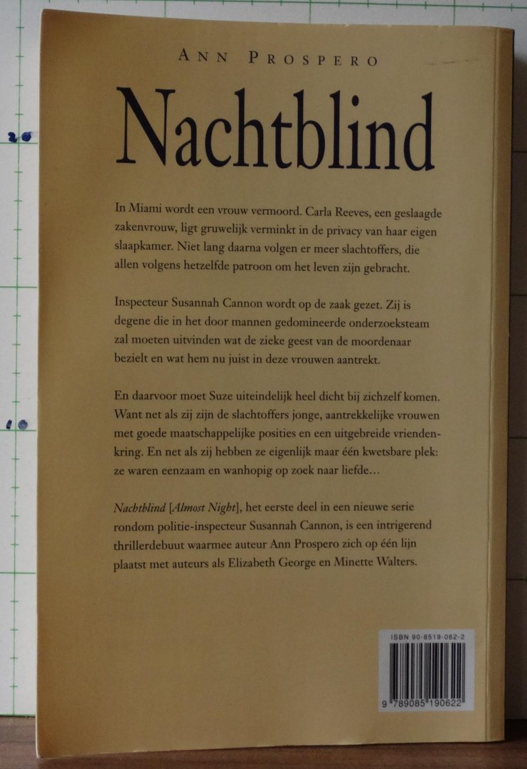 Prospero, Ann - Susannah Cannon - nachtblind
