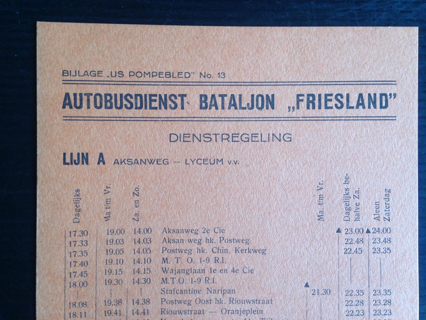  - Krantjes Us Pompebled, Voor Bataljon Friesland in de Tropen, 1947, 1948