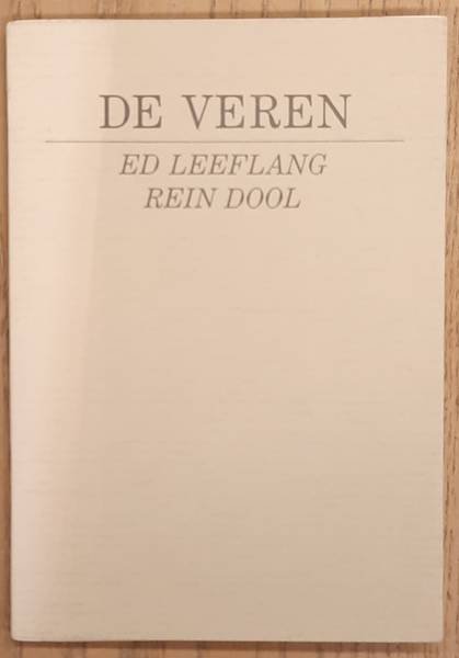 LEEFLANG, ED. - De veren.