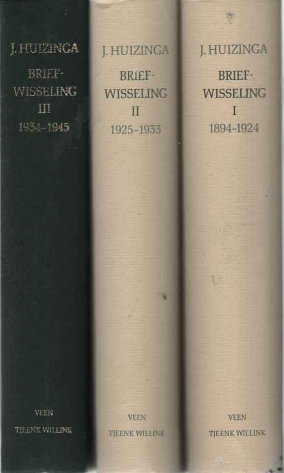 Huizinga, J. - Briefwisseling. I: 1894-1924; II: 1925-1933; III: 1934-1945