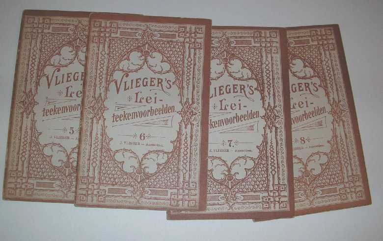 Vlieger - Vlieger's leiteekenvoorbeelden 5 t/m 8.