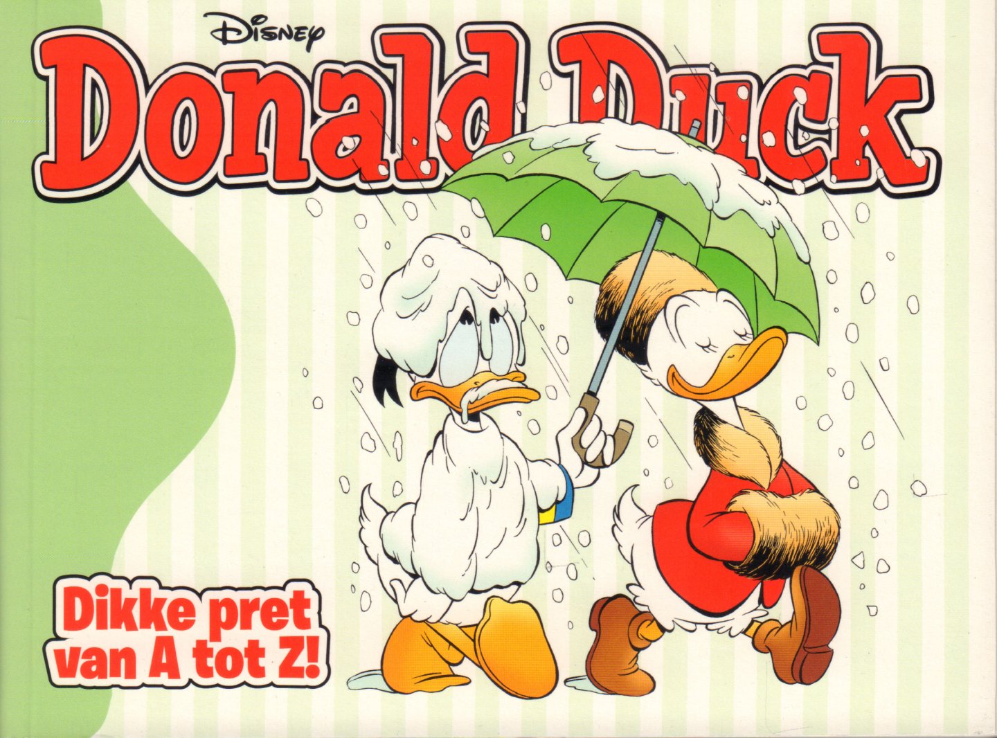 Walt Disney - Donald Duck - Dikke Pret van A tot Z !, 95 pag. softcover, oblong formaat, gave staat