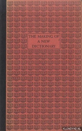 Guralnik, David B. - The making of a new dictionary