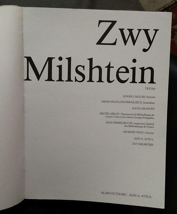 Caillois Roger (auteur) - Zwy Milshtein