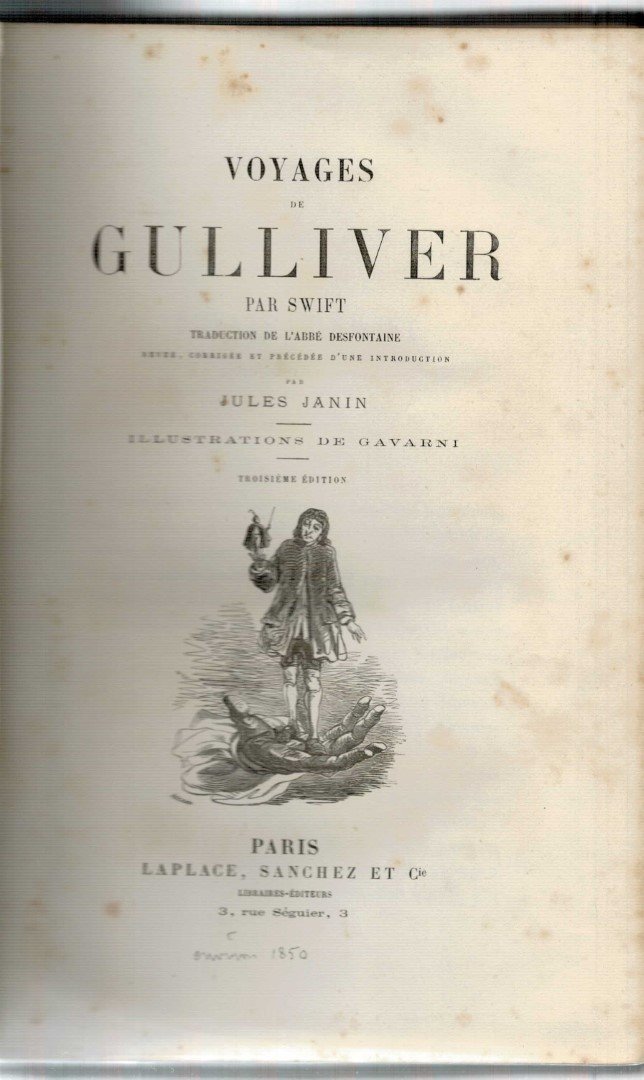 Swift, Jonathan /janin, Jules - voyages de Gulliver