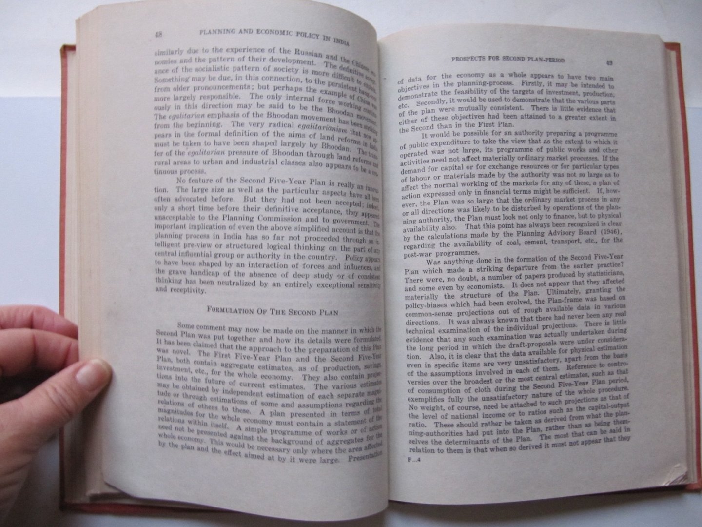 D.R. Cadgil - Planning and economic policy in India