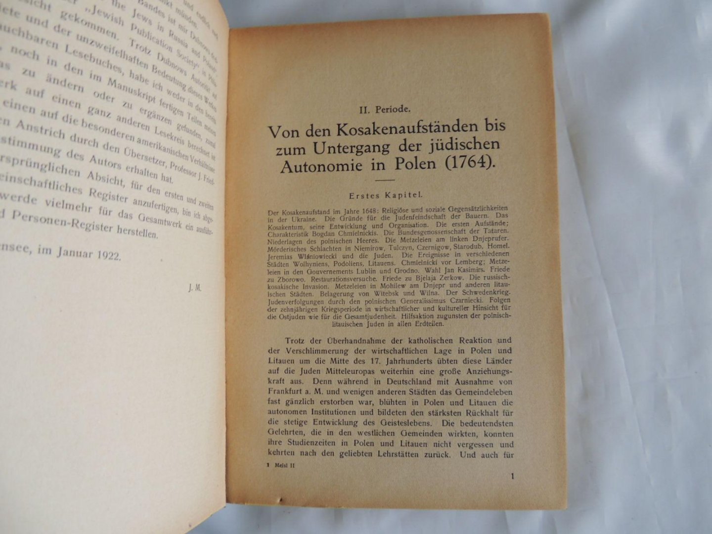 Josef Meisl - Geschichte der Juden in Polen und Rußland. Erster und Zweiter Band. 1 - 2. Geschichte der Juden in Polen und Rusland, Russland