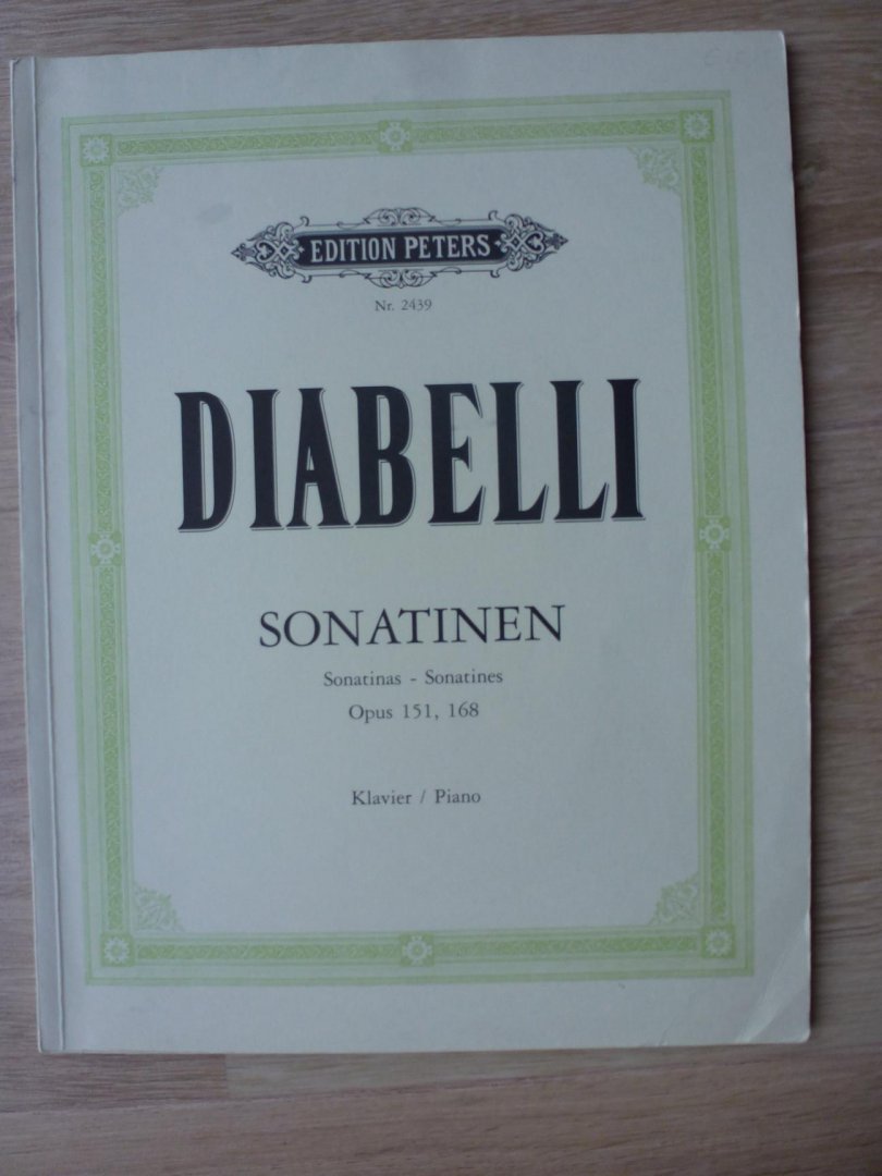 Ruthardt, Adolf - Diabelli Sonatines Opus 151, 168
