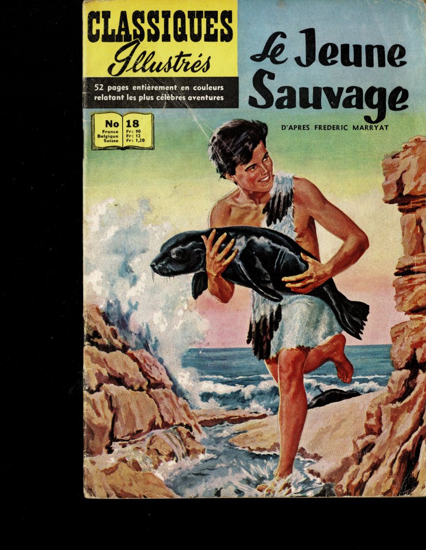 Marryat,Frederic - classiques illustrés 18 le Jeune Sauvage