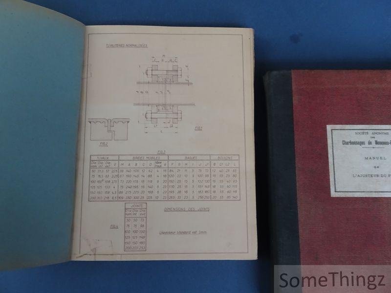 Société Anonyme des Charbonnnages de Monceau-Fontaine. - Manuel de l'ajusteur du fond. Tome I: texte. Tome II: planches.