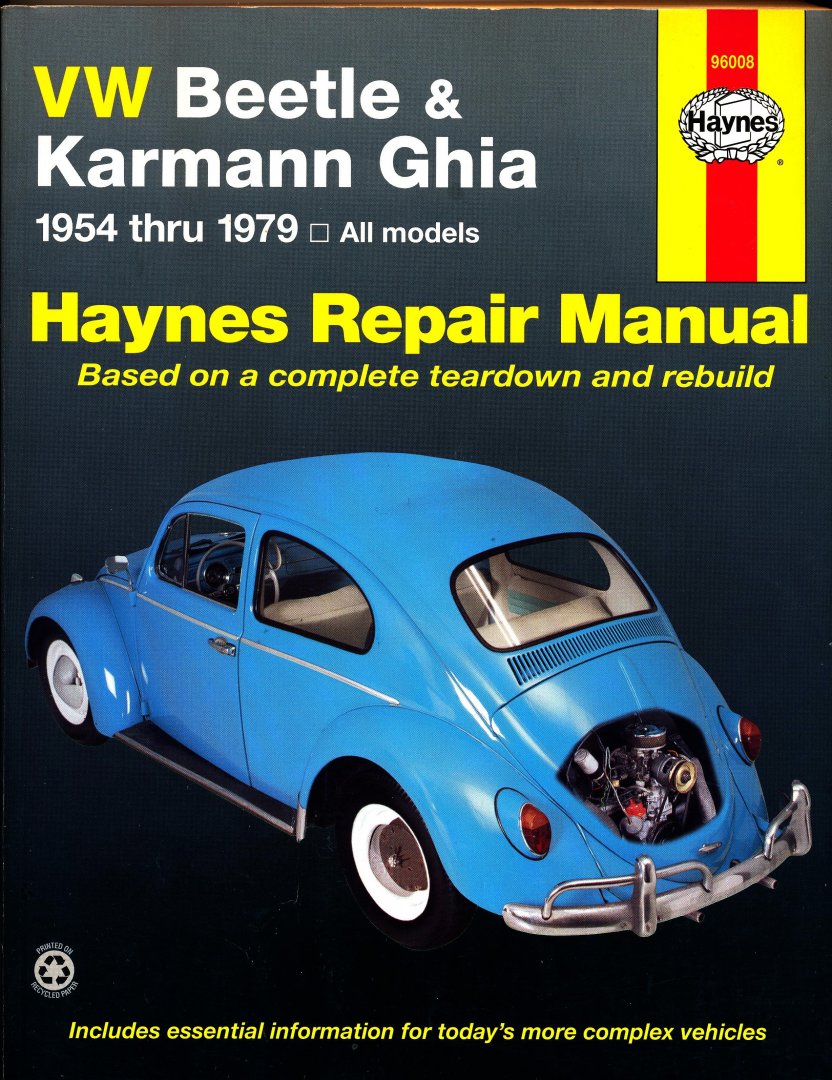 Freund, Ken / Stubblefield, Mike / Haynes, John J. - VW Beetle & Karmann Ghia 1954 thru 1979 All Models