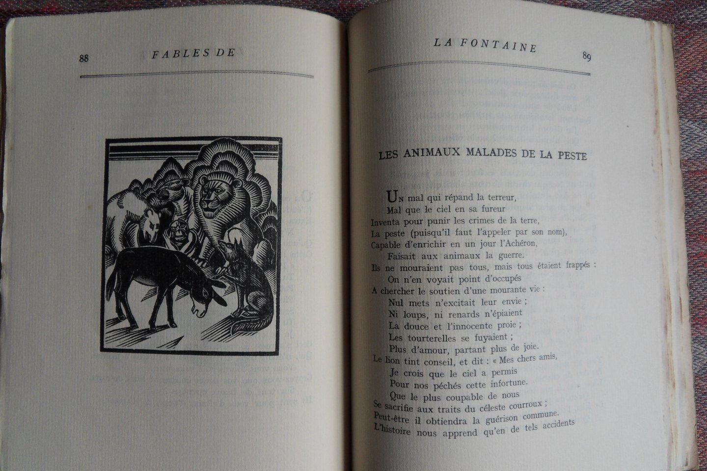 Fontaine, Jean de la. - Fables Choisies. - illustrations par V. Stuyvaert.