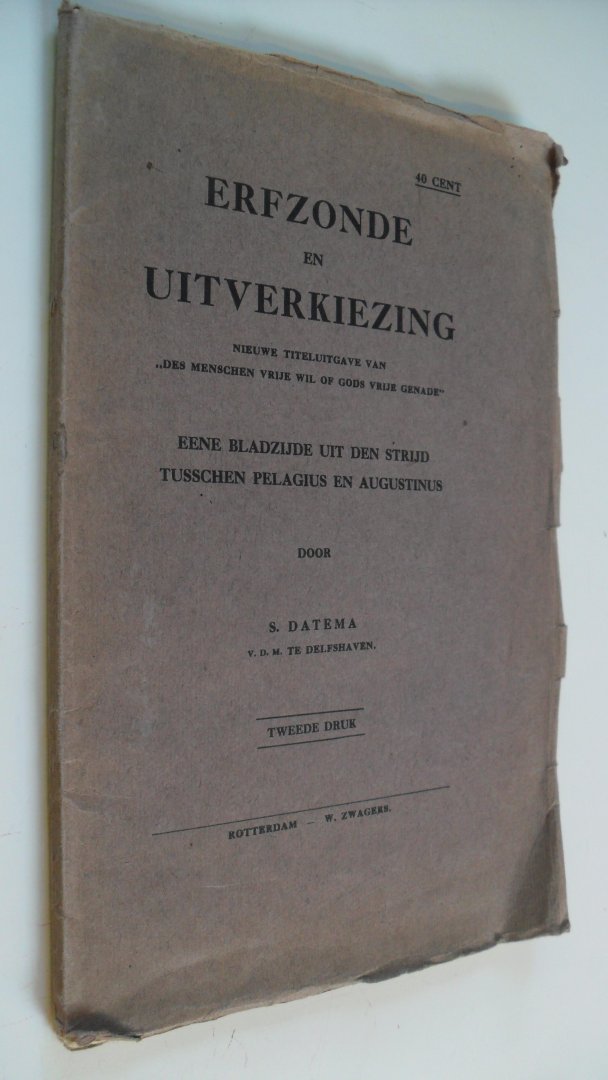 Datema S. - Erfzonde en uitverkiezing