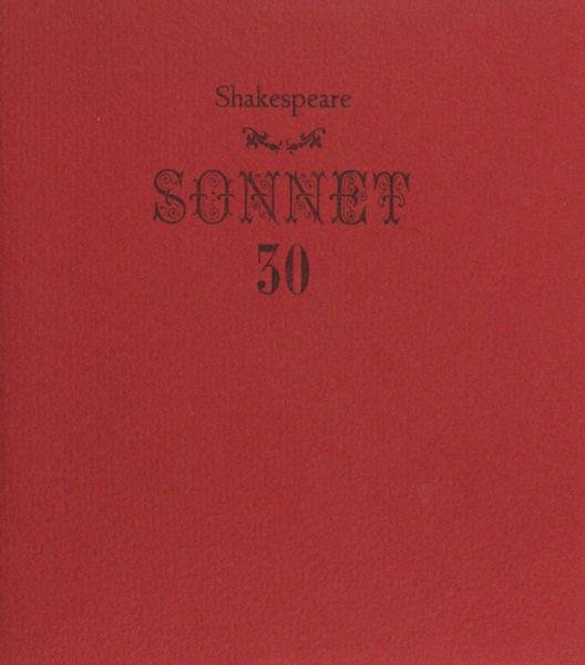Shakespeare. - Sonnet 30.
