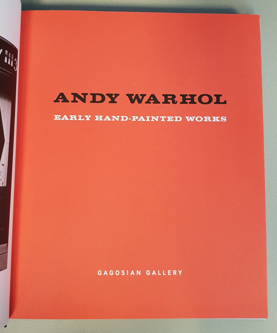Weg, Kara Vander / McDonald, Alison - Andy Warhol [Early Hand-Painted Works]