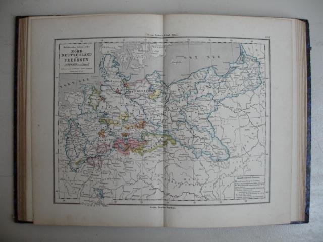 Sydow, E. von. - E. von Sydow's Schul-Atlas in zwei und vierzig Karten.