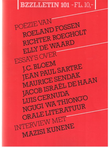 Diepstraten, Johan en Phil Muysson - Bzzlletin nr. 101