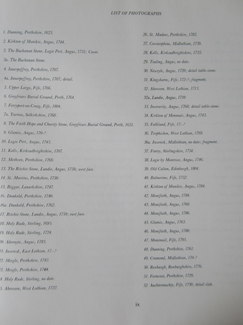 Willsher, Betty - Hunter Doreen - Stones. 18th century Scottish gravestones