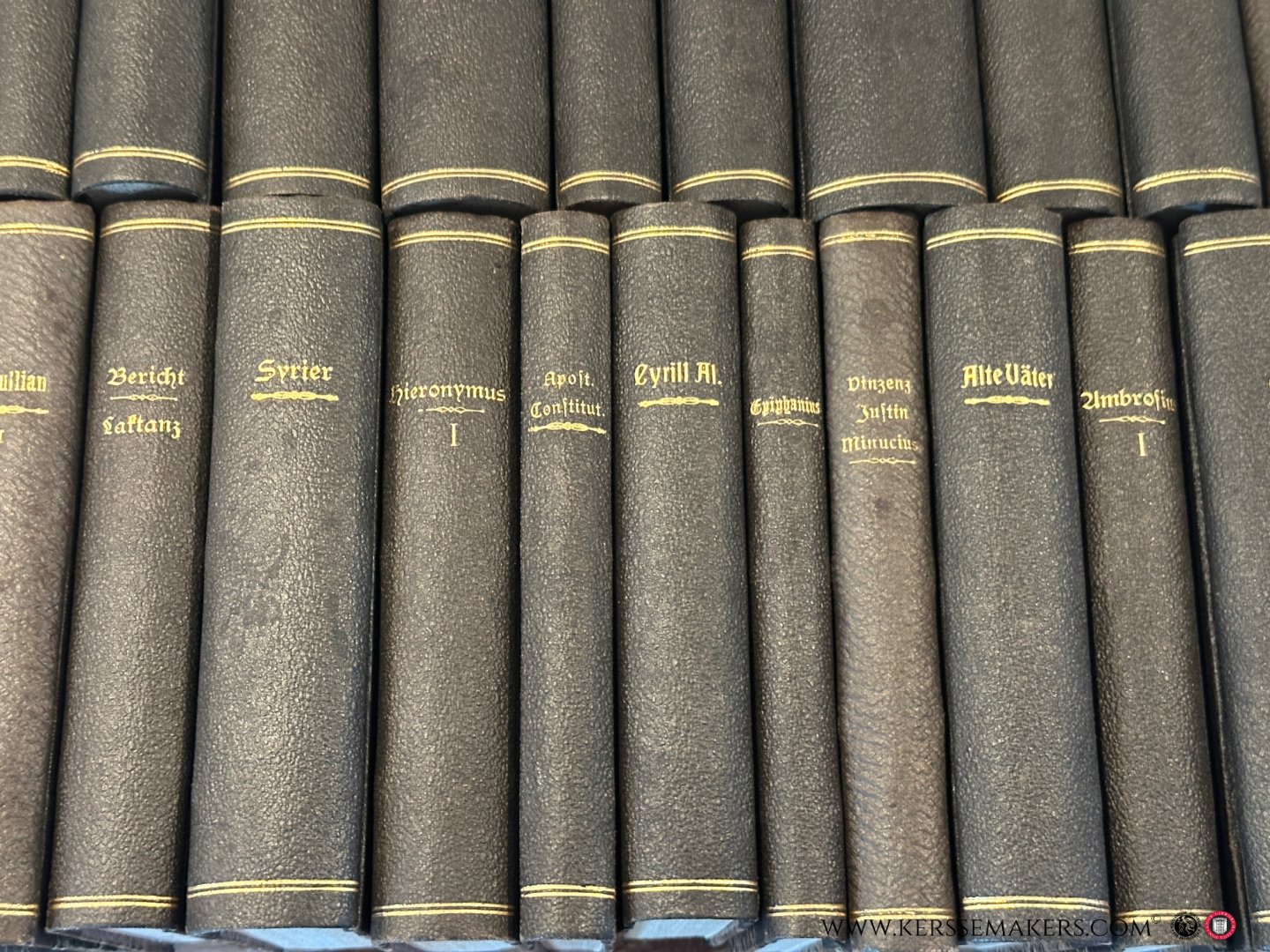 Gallhofer, Valentin / Widén, M. M. / Reichmann, J. / Möhler, J. (Hrsg.). - Bibliothek der Kirchenväter. Auswahl der vorzüglichsten patristischen Werke in deutscher Übersetzung. [63 volumes of the series].