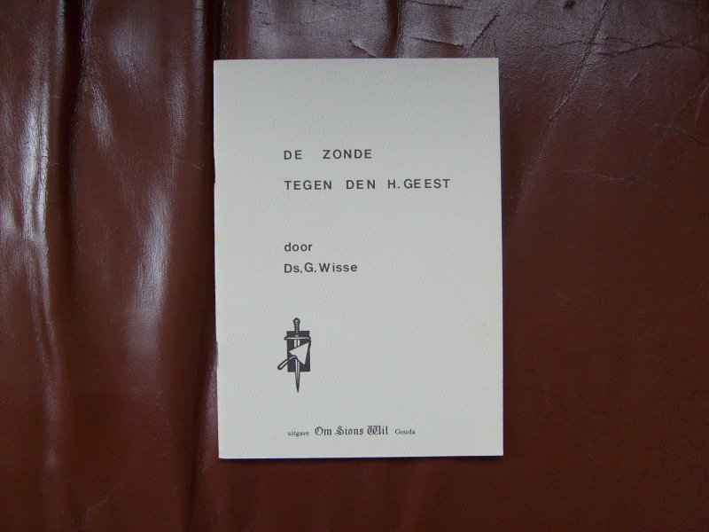 Wisse G. - De zonde tegen de H. Geest