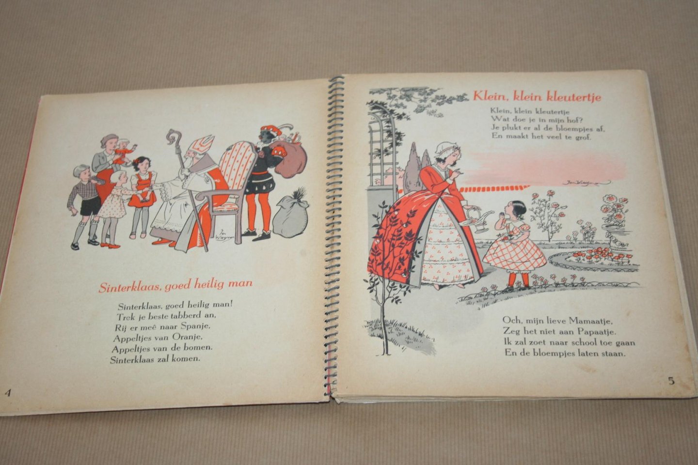 Jan Wiegman - Hop Marjanneke  --  Een bundel kinderversjes uit Oma's jeugd