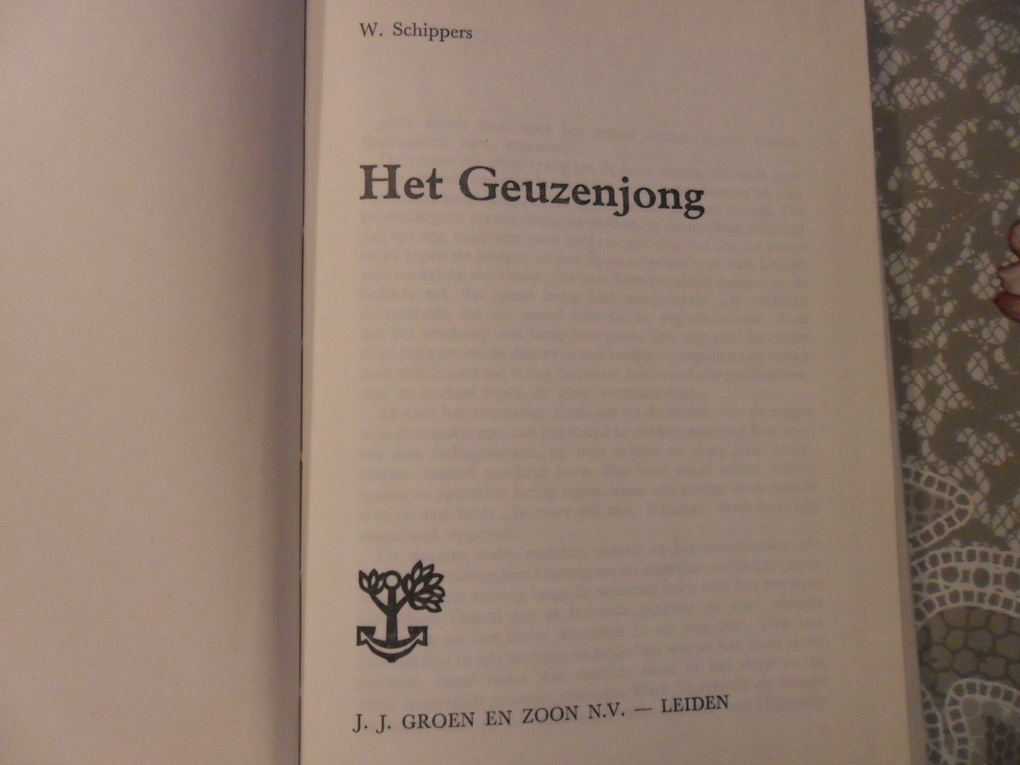 Schippers W - Het geuzenjong