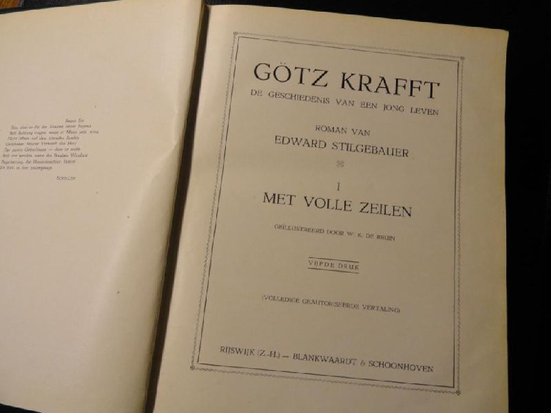 Stilgebauer, Edward - Götz Krafft - monumentale roman - Vier delen in één band