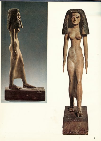 Klasens, A. met 64 kleuren en zwart wit foto's - Egyptische kunst uit de collectie van het Rijksmuseum van Oudheden te Leiden.