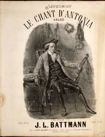 Battmann, J.L.: - Le chant d`Antonia. Valse