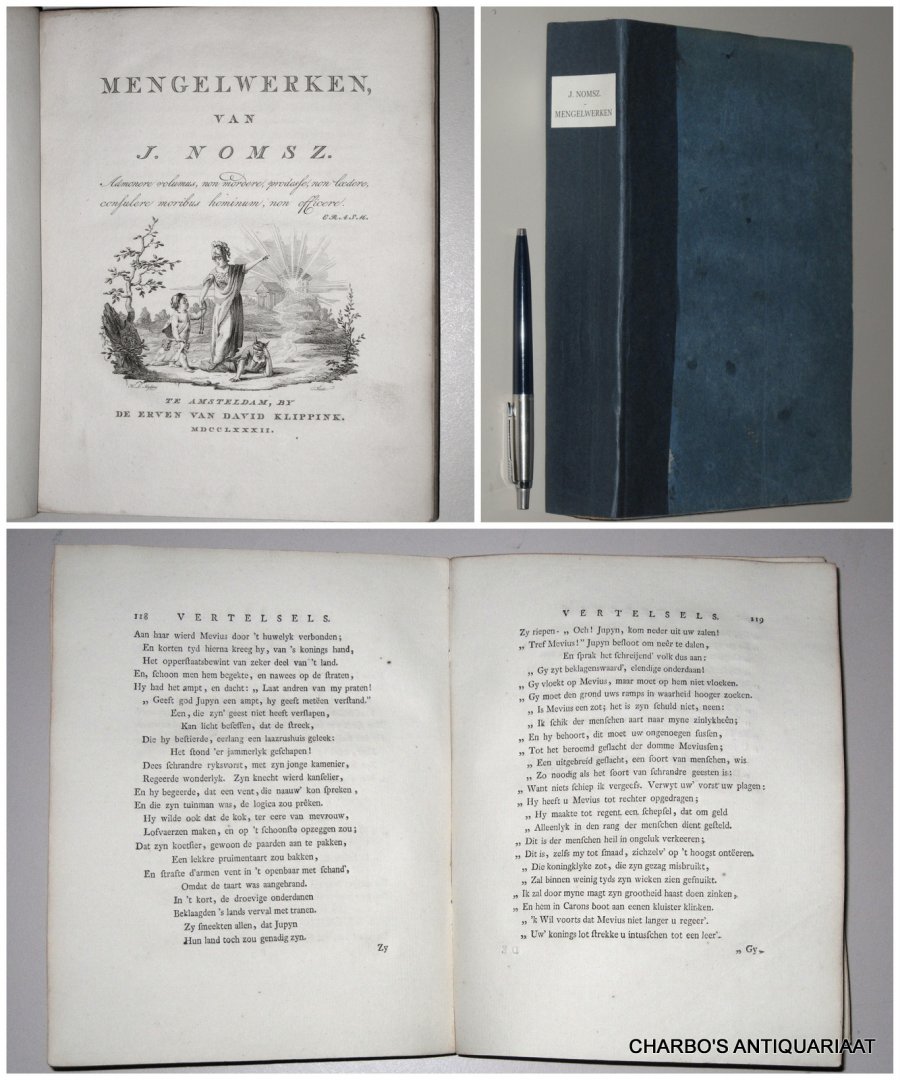 NOMSZ, JOHANNES, - Mengelwerken.