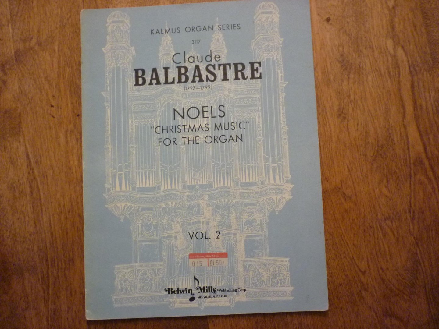 Balbastre; Claude - Noels "Chrismas music" for the organ - Volume 2