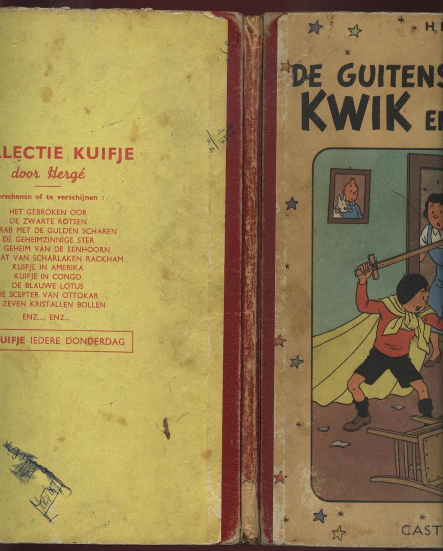 Hergé - de guitenstreken van Kwik en Flupke 2de reeks