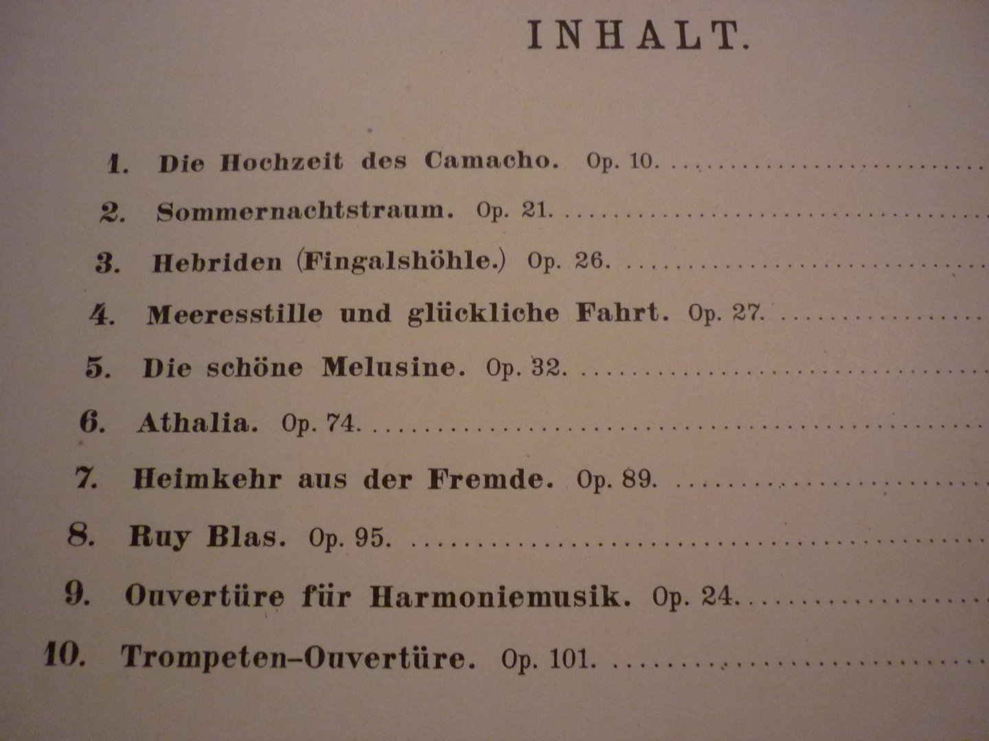 Mendelssohn-Bartholdy, Felix; (1809-1847) - Ouverturen zu 4 Handen (Neue ausgave von Richard Kleinmichel)