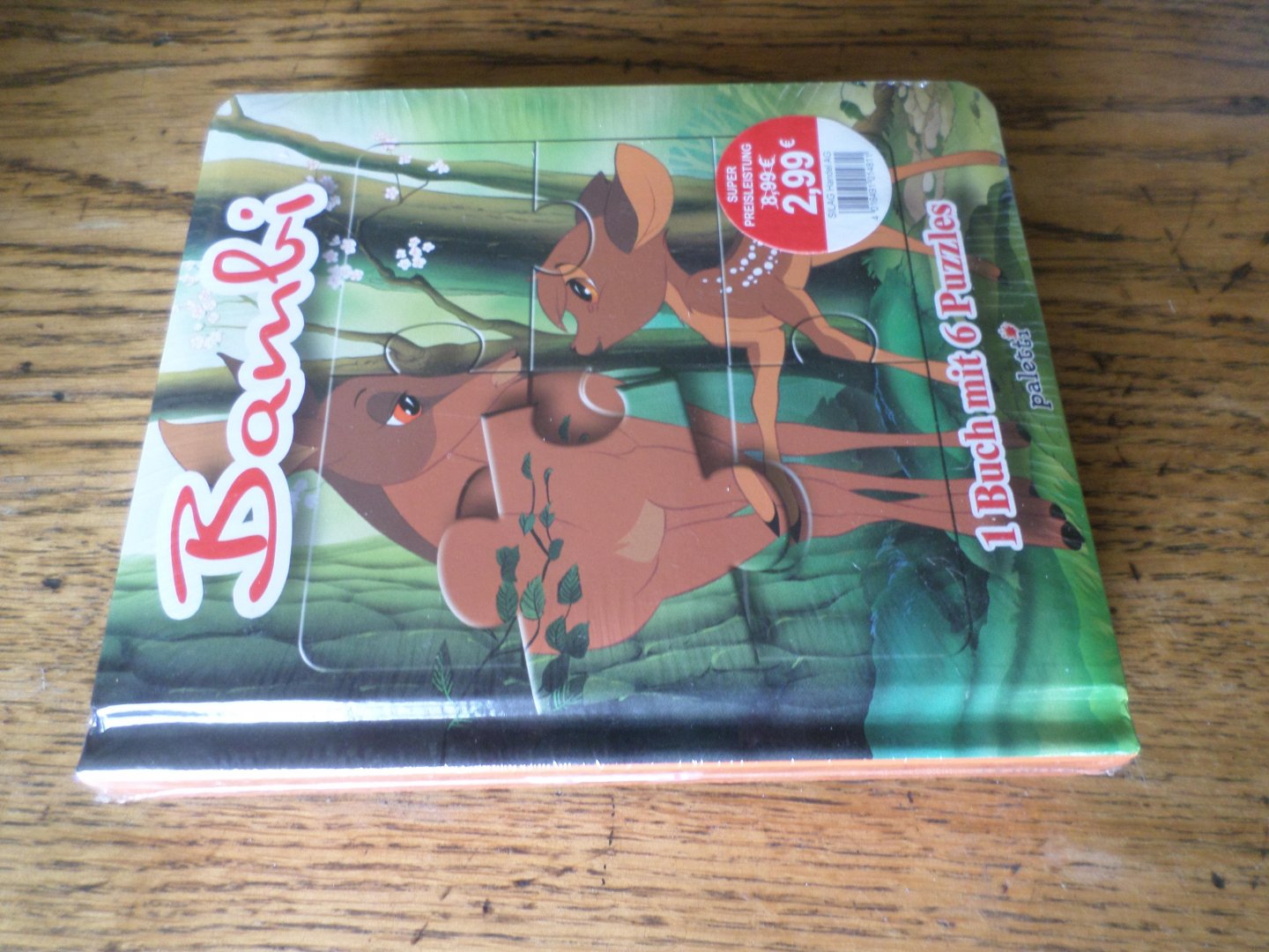  - Bambi 1 buch mit 6 puzzles
