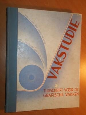 Redactie - Vakstudie. Tijdschrift voor de grafische vakken. 1940 4e jaargang ingebonden