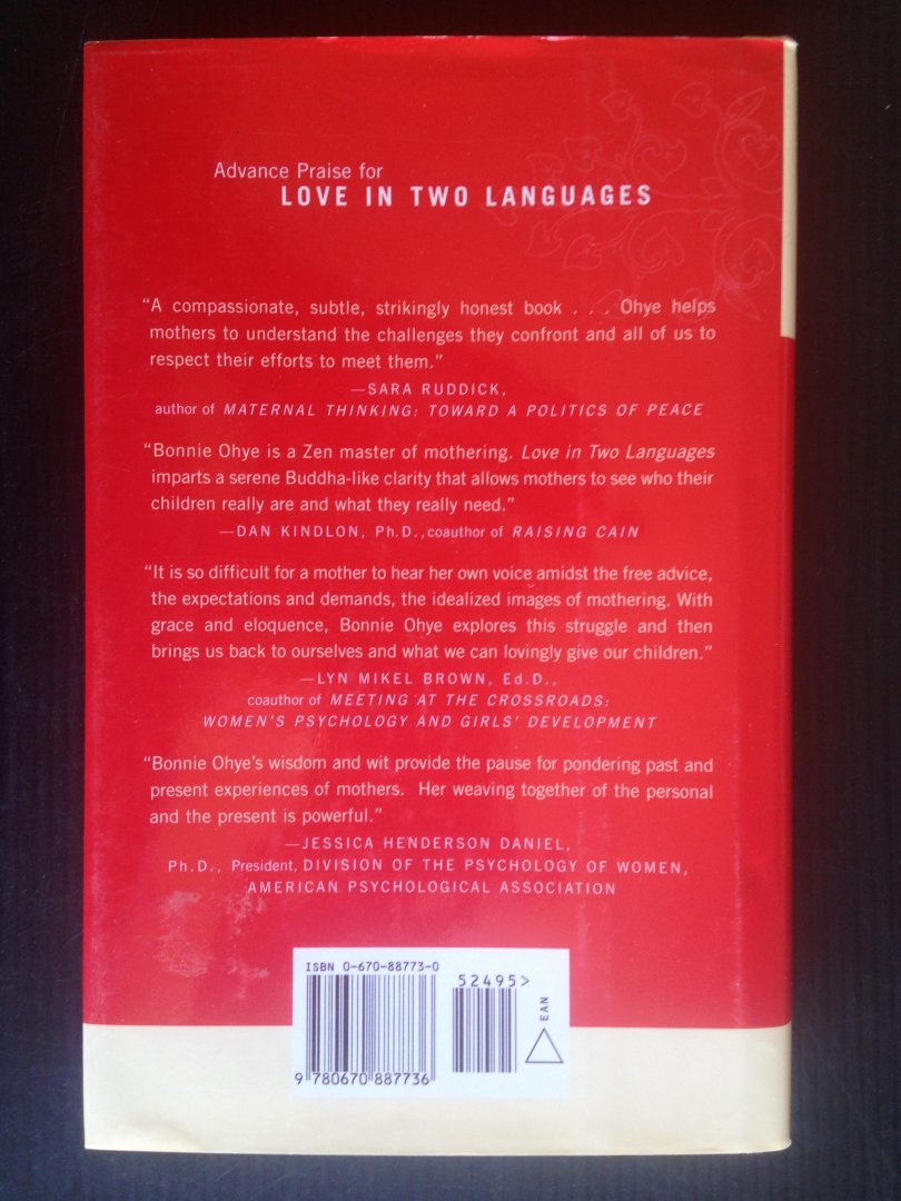 Ohye, Bonnie - Love in two languages, Lessons in mothering in a culture of individuality
