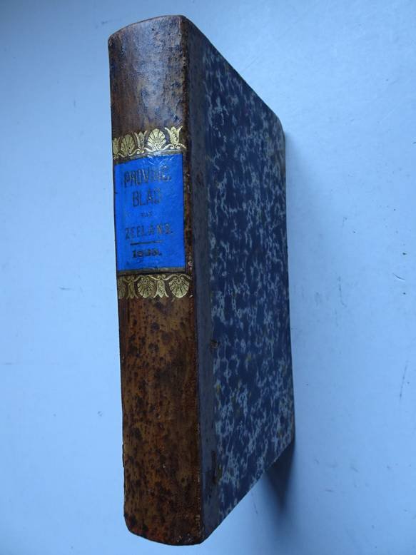 No author. - Provinciaal blad van Zeeland over het jaar 1839.