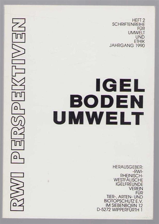 Hans H Ubber - Igel, Boden, Umwelt (egels)
