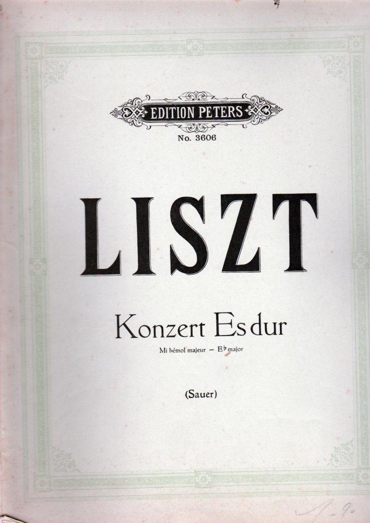 Liszt, Franz - Konzert Esdur