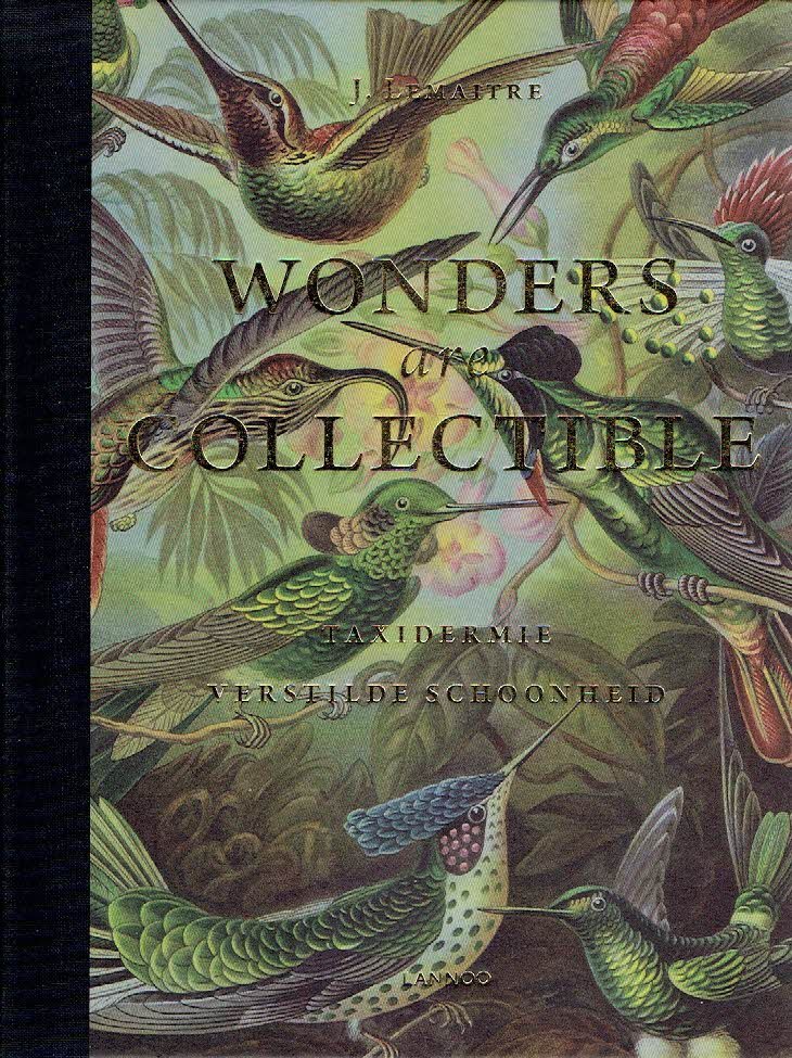 LEMAITRE, J. - Wonders are Collectible - Taxidermie verstilde schoonheid.