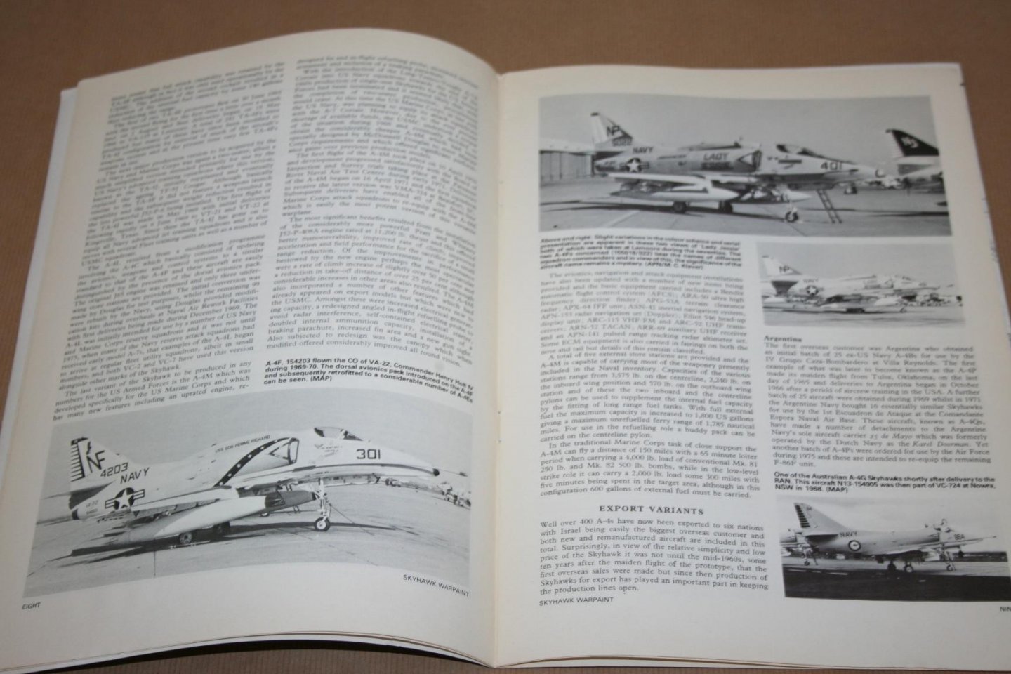 L. Peacock - A-4 Skyhawk variants  --  Warpaint Series No. 3