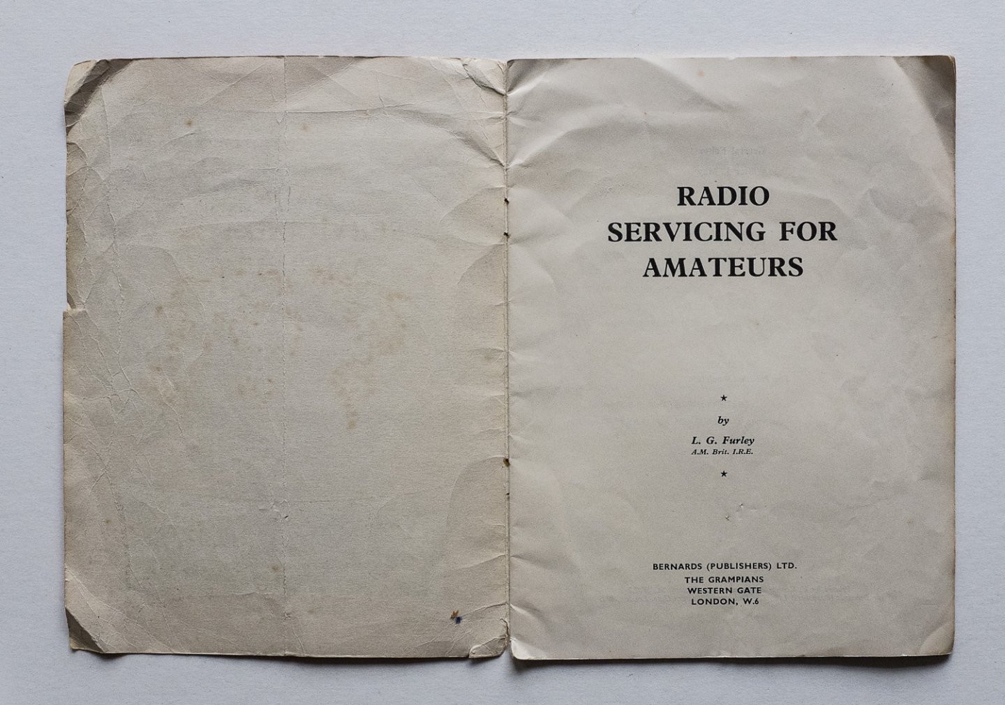 Furley, L.G.. - Radio servicing for amateurs