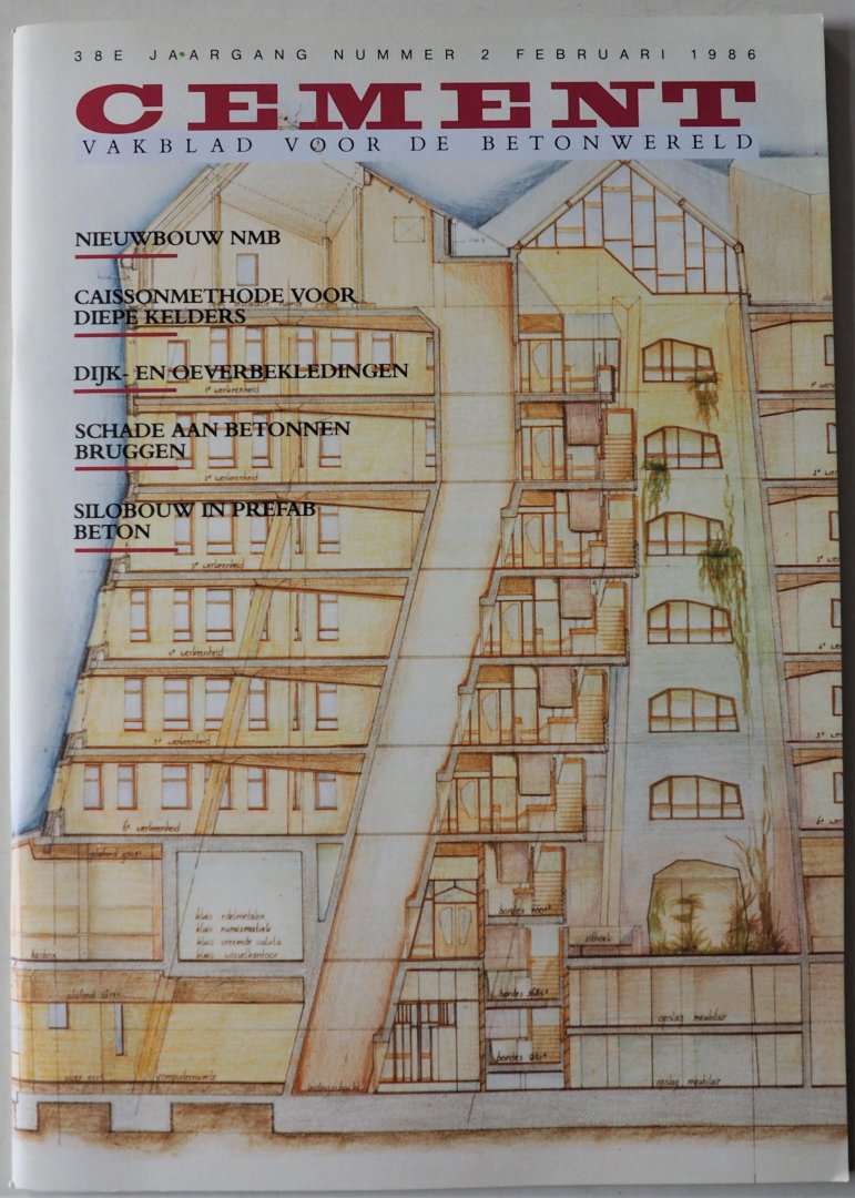 Vlugt B W van der e.a. - Cement Vakblad voor de betonwereld 38e jaargang nummer 2 februari 1986