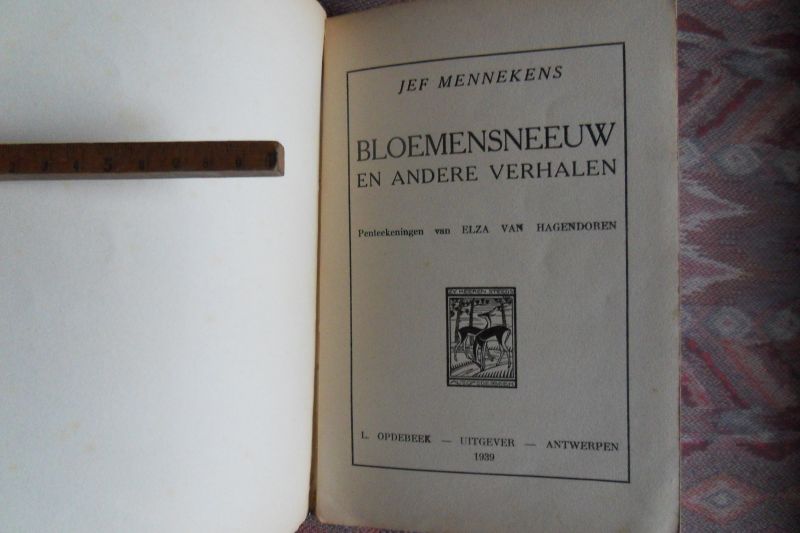 Mennekens, J. - Bloemensneeuw en andere verhalen.