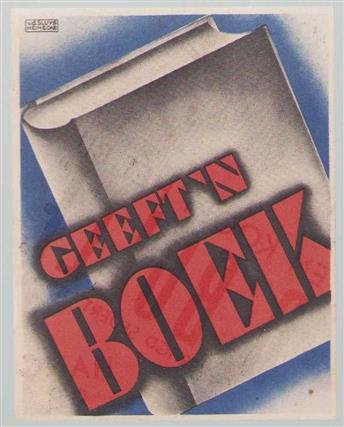 V.D Sluys  Meinecke - Flyer - Geeft n Boek (1933)