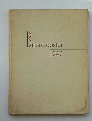 RED.- - Bijbelrooster 1942.