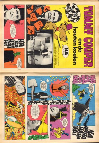 Diverse tekenaars - PEP 1971 nr. 11, stripweekblad, 6/12 maart 1971 met o.a. DIVERSE STRIPS (ASTERIX/ERWIN/BLUEBERRY/MICHEL VAILLANT/LUCKY LUKE)/HELEN LE CLERQ DANCERS  (2 p.)/KEES PELLENAARS (WIELRENNEN, 2 p.)/LUCKY LUKE (COVER TEKENING) /TOMMY COOPER (2 p.)