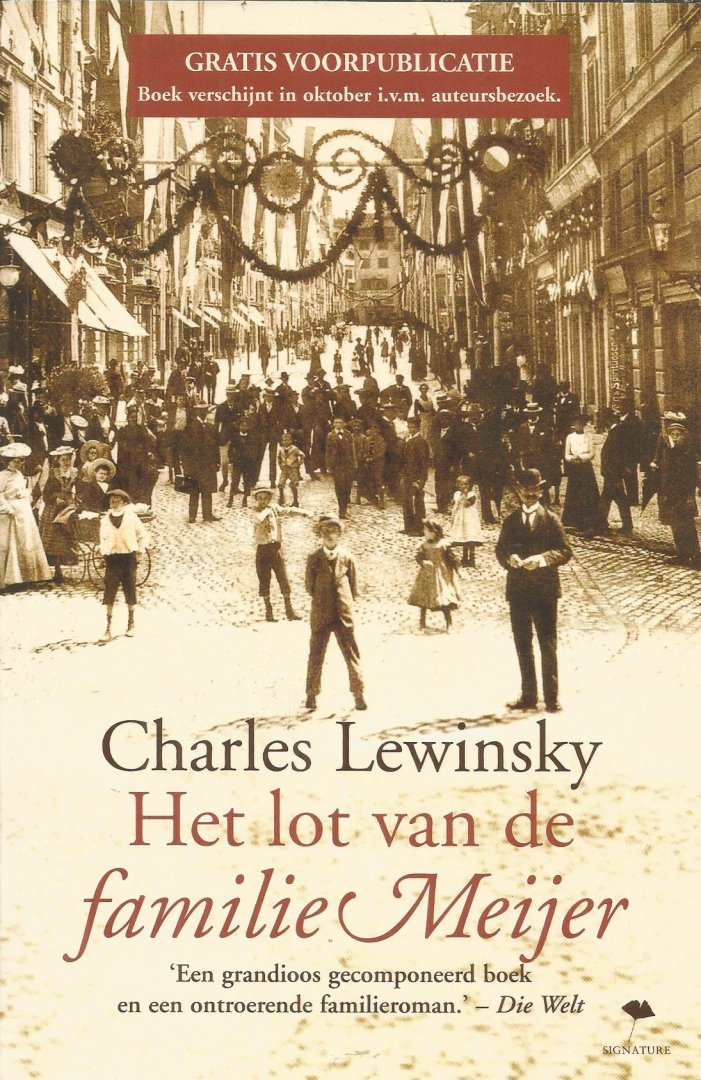 Lewinsky, Charles - Het lot van de familie Meijer - voorpublicatie