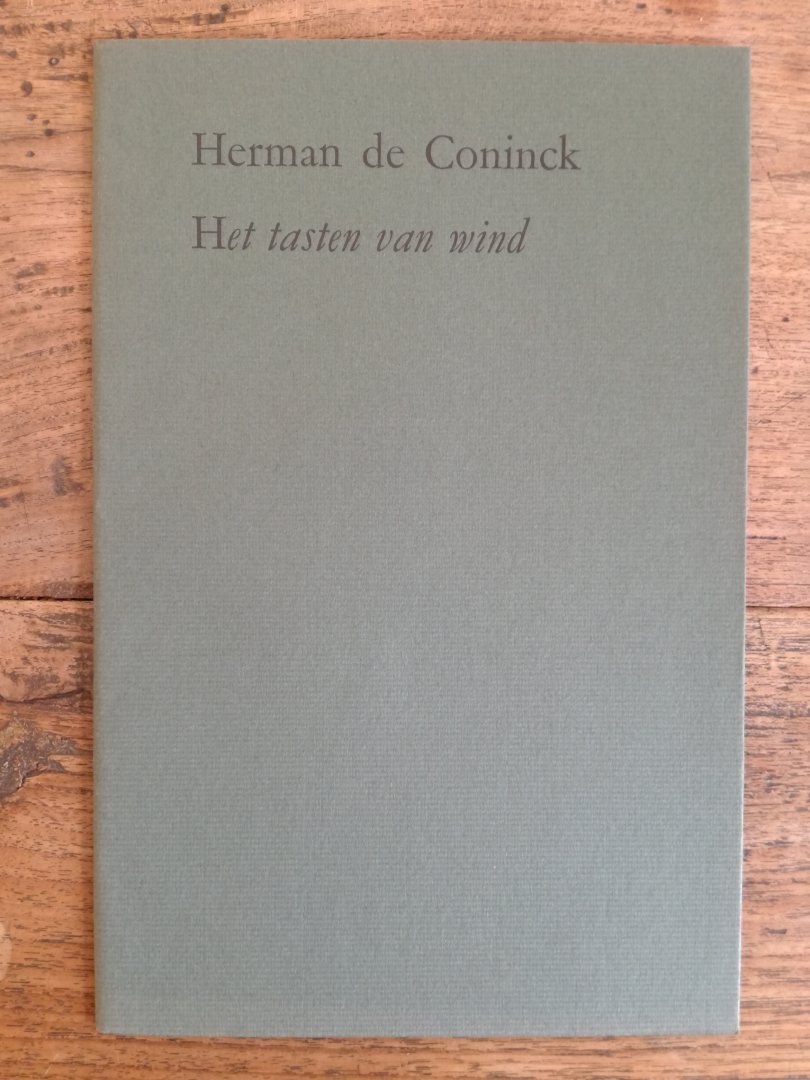 Coninck, Herman de - Het tasten van wind / Herman de Coninck leest